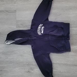 2T Seahawks zipper hoodie